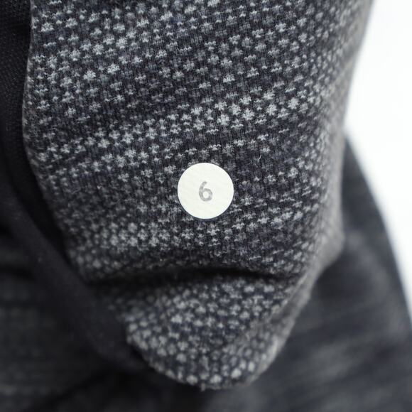 Lululemon Women's Define Jacket Athletic Casual Coco Pique Black/White Sz 6 - Picture 7 of 10